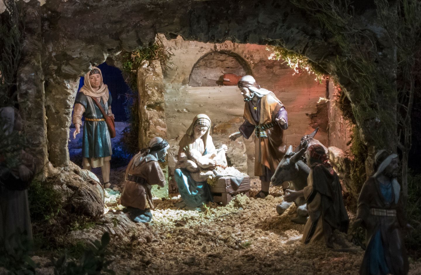 La tradizione del presepe sul lago