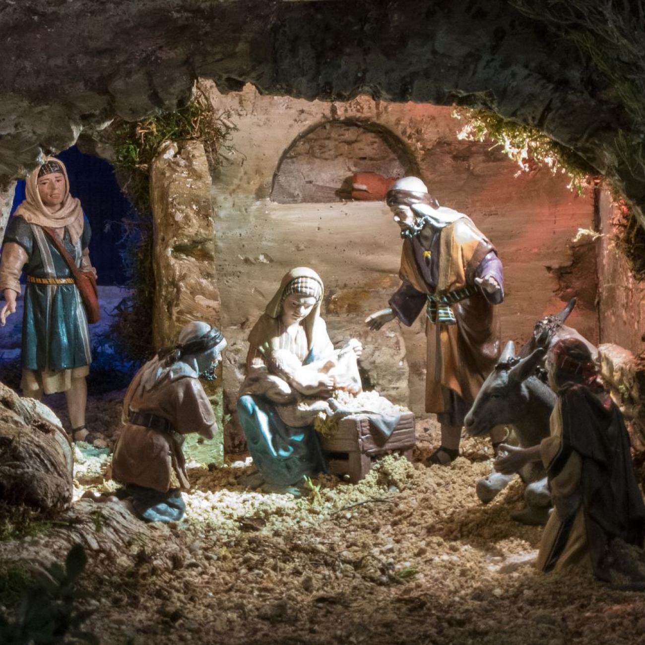 La tradizione del presepe sul lago
