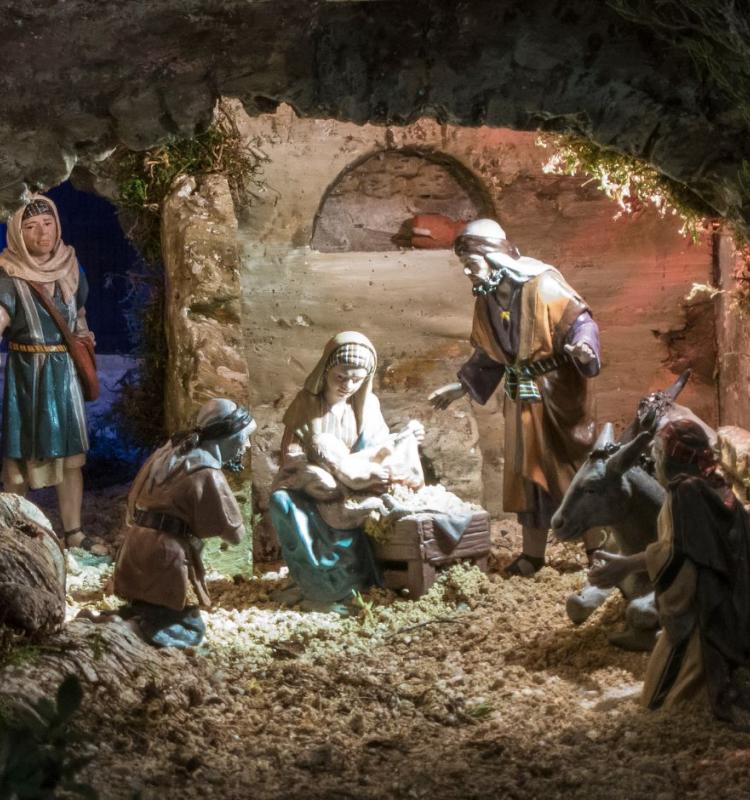La tradizione del presepe sul lago